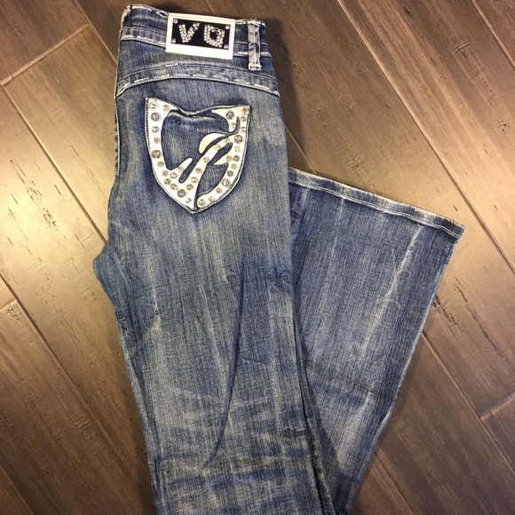VO Jeans faded with embellishments - Picture 3 of 4